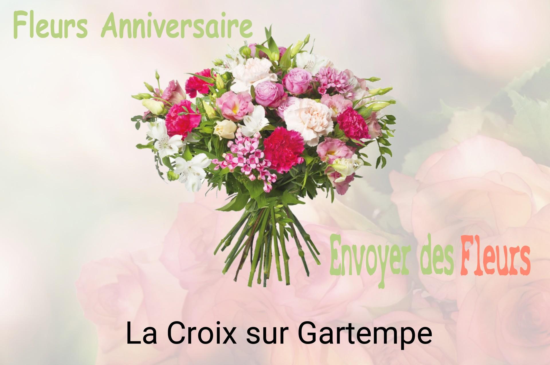 Bouquet de fleurs d’anniversaire livré à La Croix-sur-Gartempe