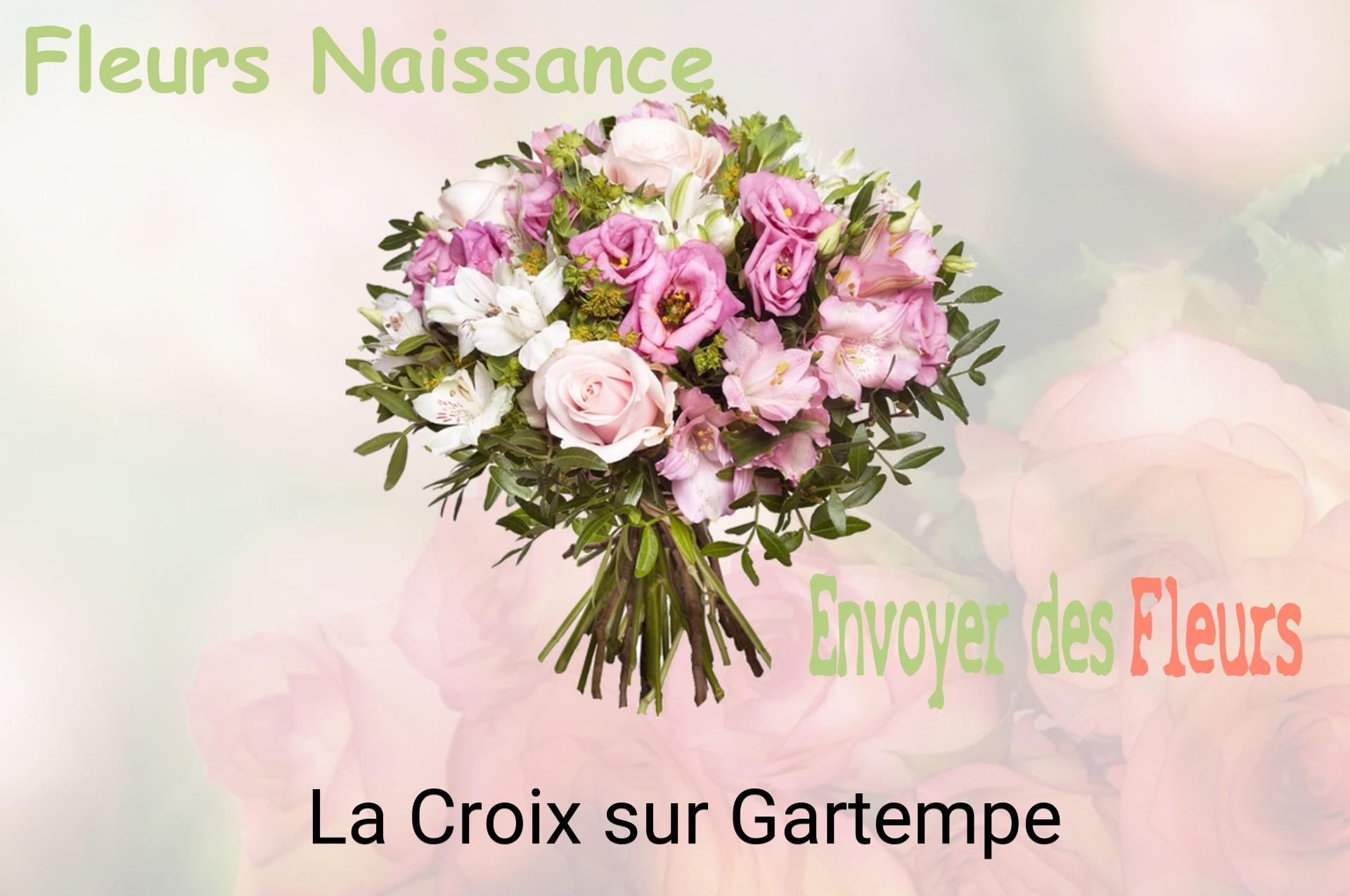 Bouquet de fleurs de naissance livré à La Croix-sur-Gartempe